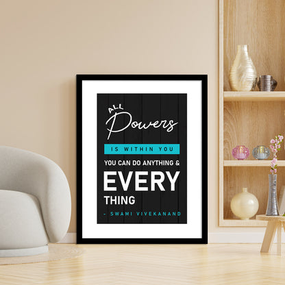 Motivational Framed Quotes for an Empowering Environment