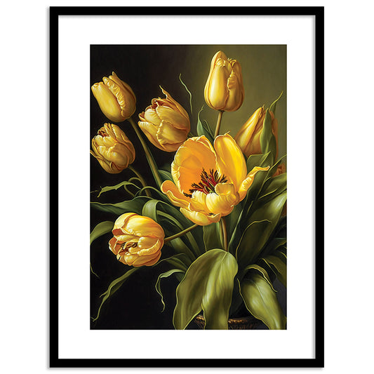 Framed Floral Masterpieces for Contemporary Wall Decor