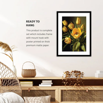 Framed Floral Masterpieces for Contemporary Wall Decor