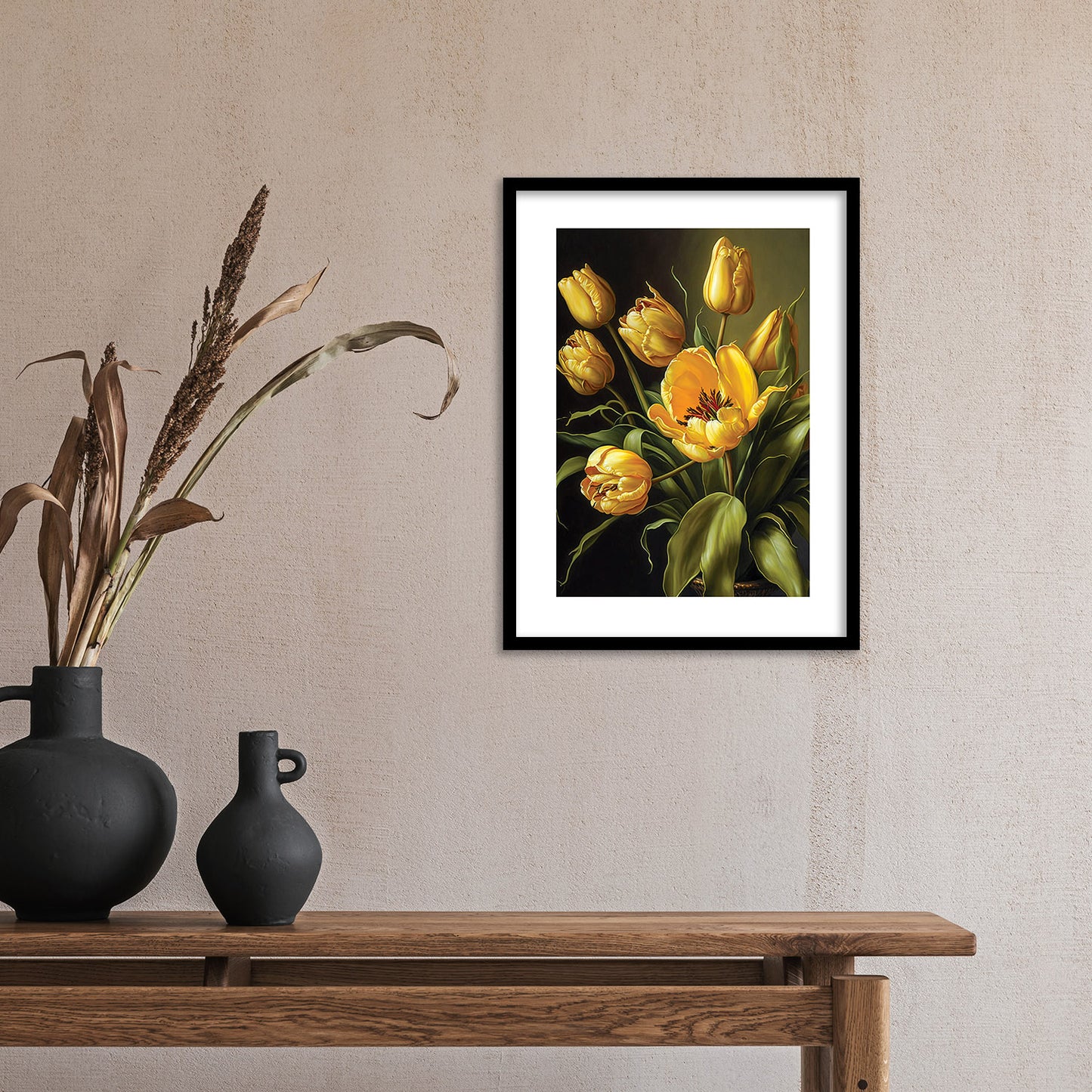 Framed Floral Masterpieces for Contemporary Wall Decor