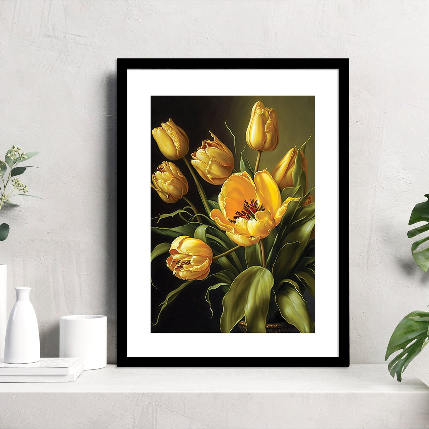 Framed Floral Masterpieces for Contemporary Wall Decor