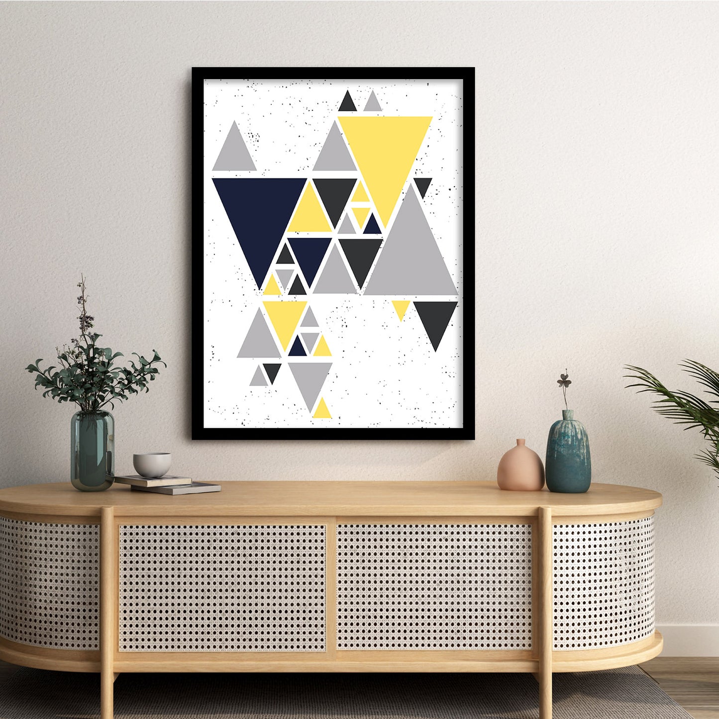 Geometric Wall paintings For Wall Decor Hanging Frames