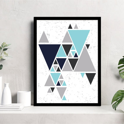 Geometric Wall paintings For Wall Decor Hanging Frames