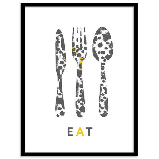 Framed Posters for Kitchen and Restaurant Wall Décor