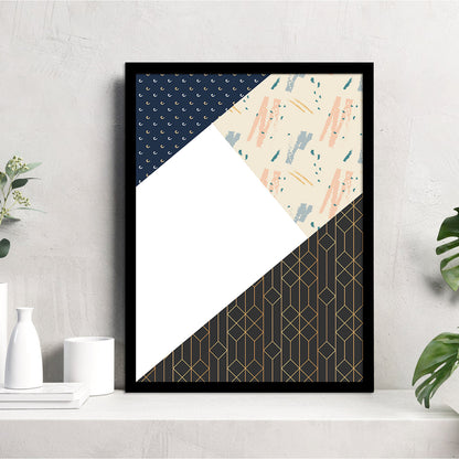 Geometric Wall paintings For Wall Decor Hanging Frames