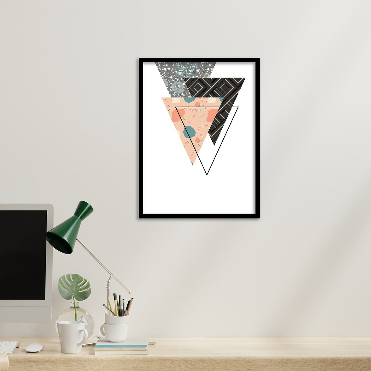 Geometric Wall paintings For Wall Decor Hanging Frames