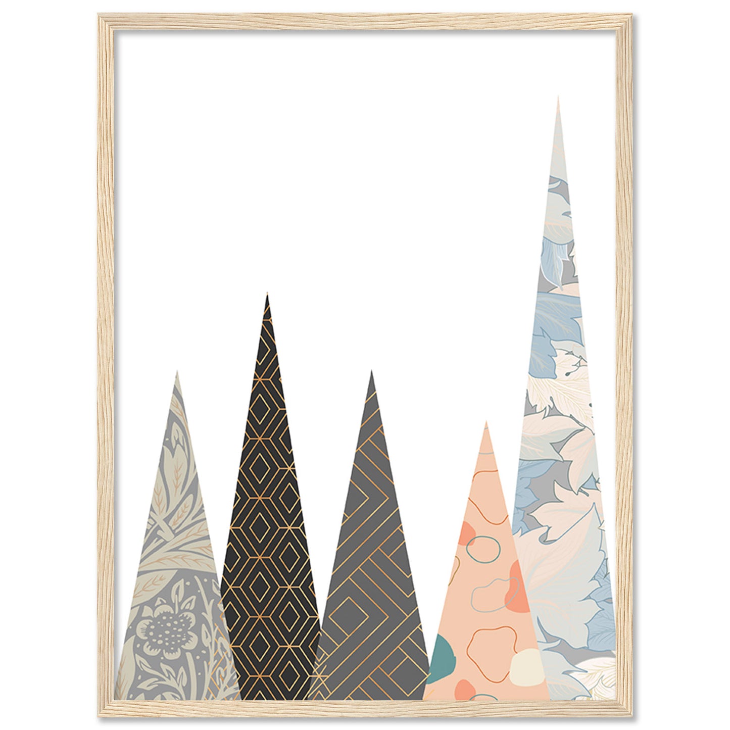 Geometric Wall paintings For Wall Decor Hanging Frames