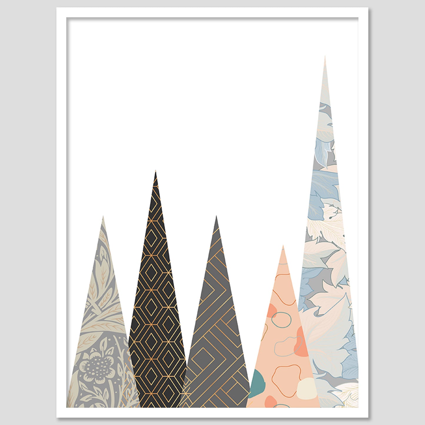 Geometric Wall paintings For Wall Decor Hanging Frames