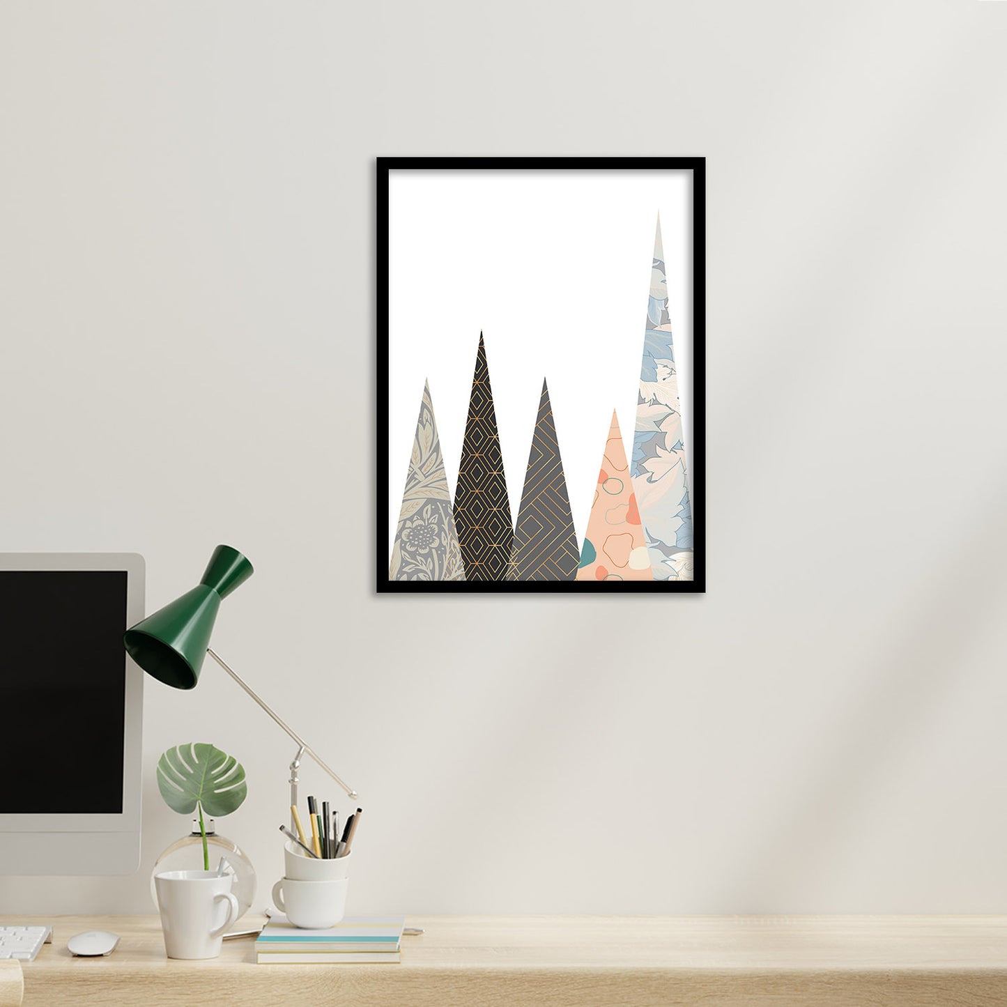 Geometric Wall paintings For Wall Decor Hanging Frames