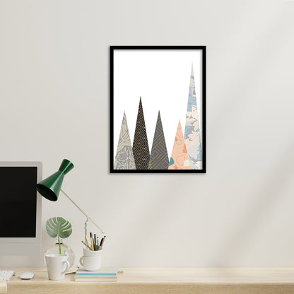 Geometric Wall paintings For Wall Decor Hanging Frames