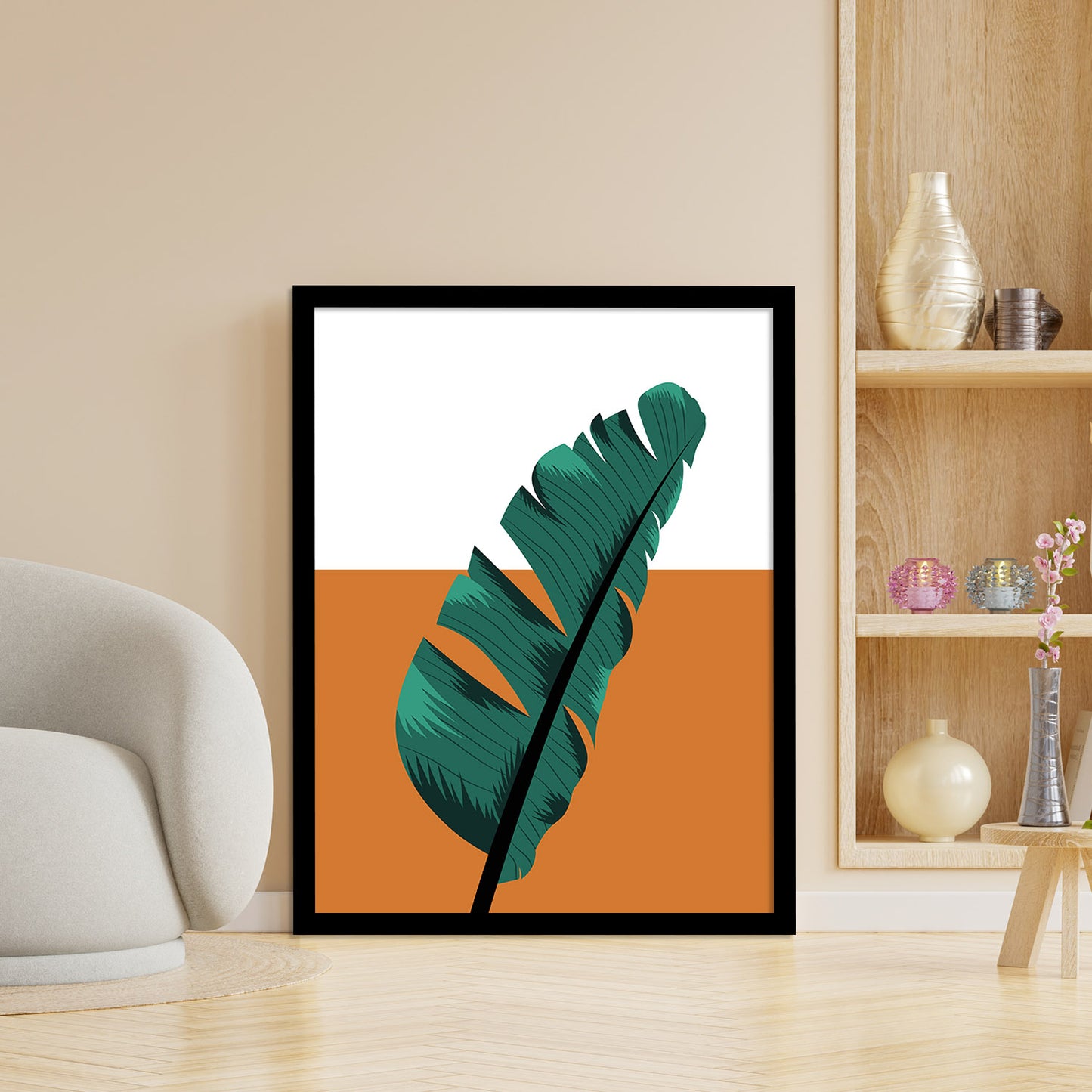 Sophisticated Minimal Art Frames for Living Room Decor