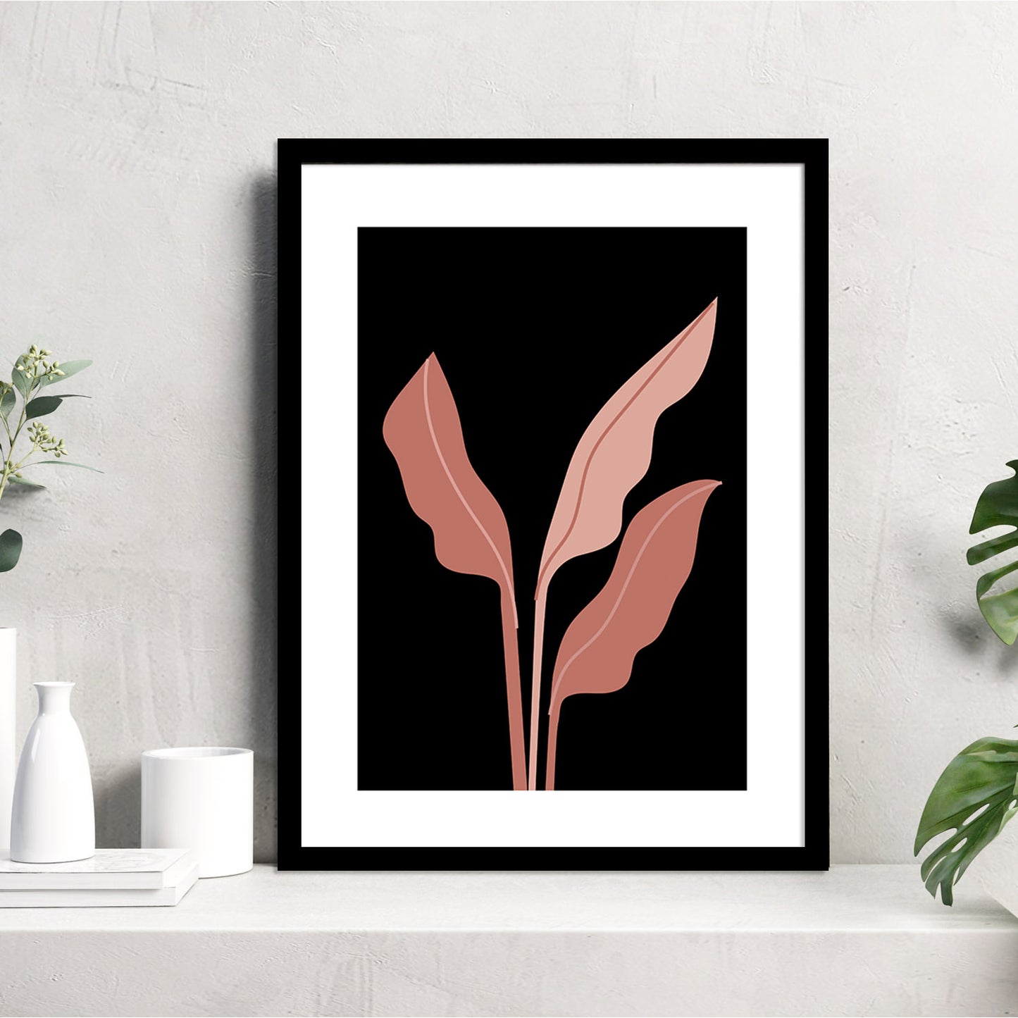 Sophisticated Minimal Art Frames for Living Room Decor