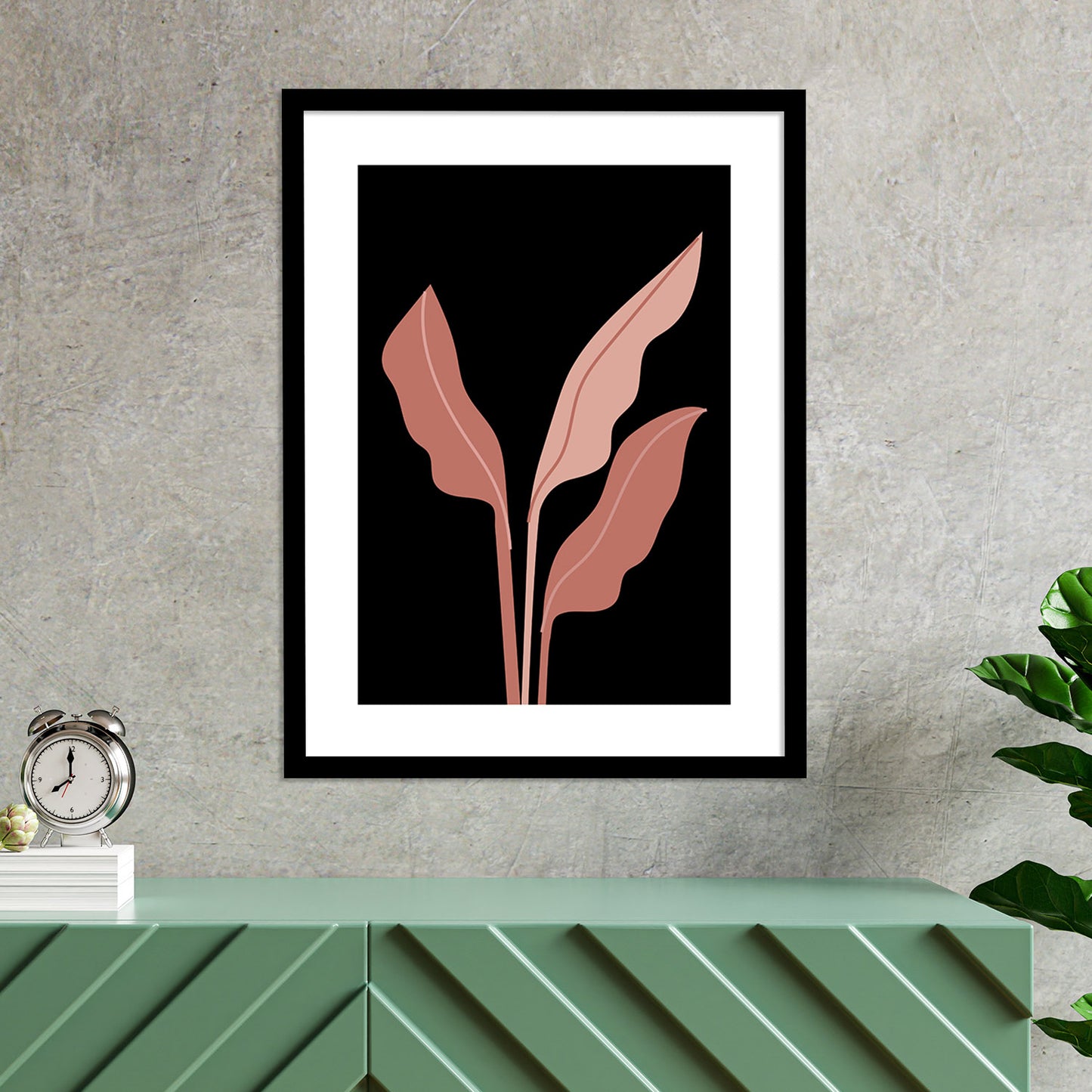 Sophisticated Minimal Art Frames for Living Room Decor