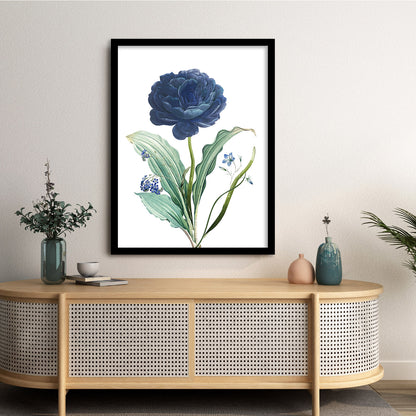 Delicate Floral Prints in Stylish Frames for Wall Artistry