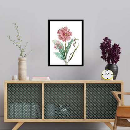 Vibrant Floral Framed Art for Home and Office Wall Decor