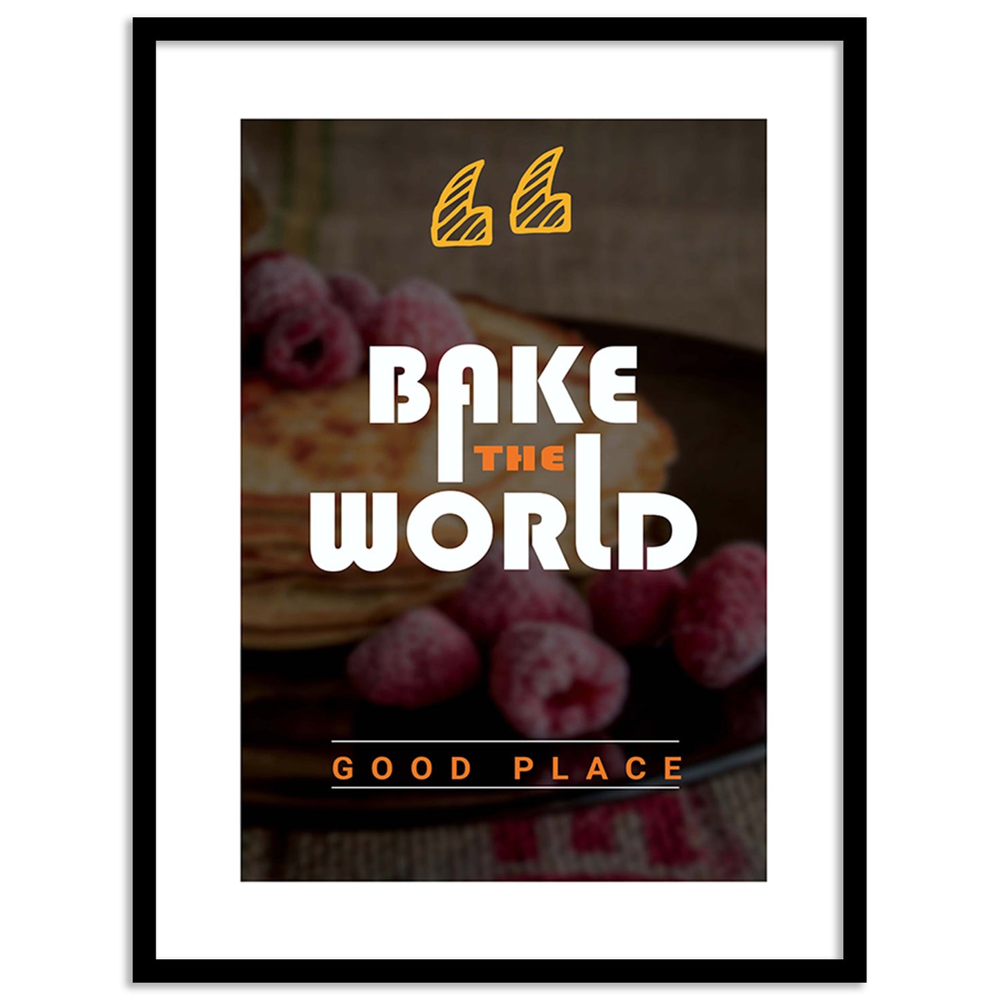 Framed Posters for Kitchen and Dining Room Elegance