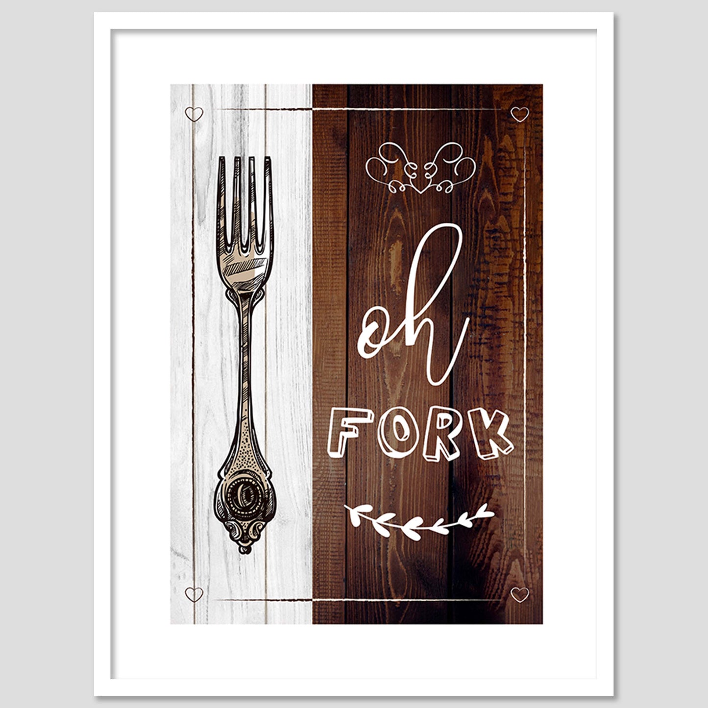 Elegant Framed Art Posters for Kitchen & Dining Room