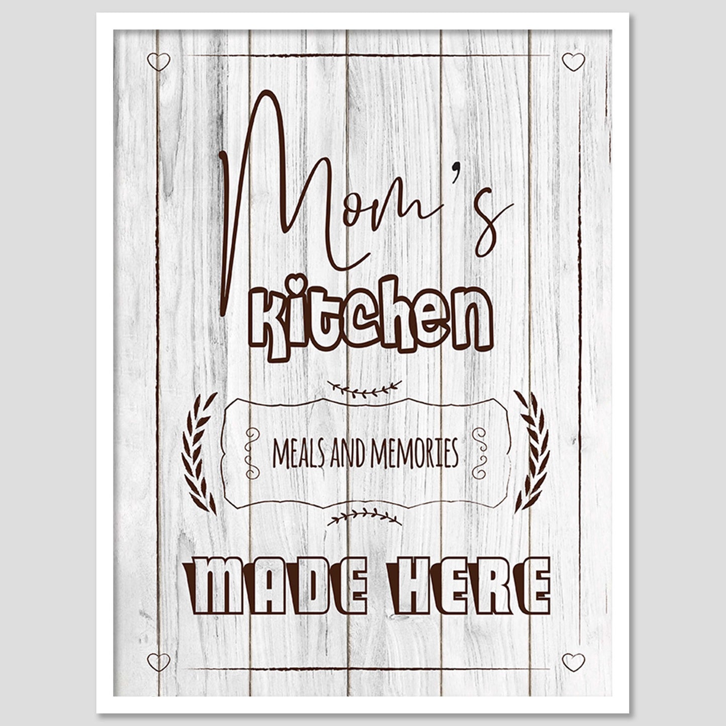 Elegant Framed Art Posters for Kitchen & Dining Room