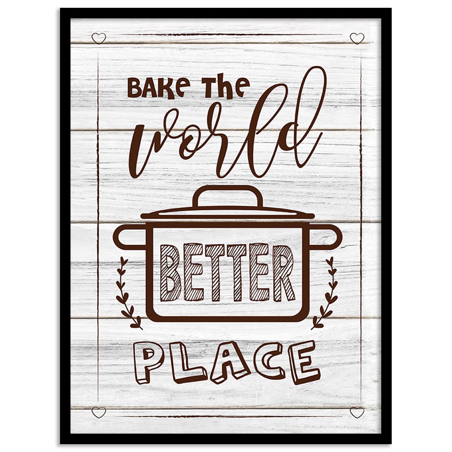 Elegant Framed Art Posters for Kitchen & Dining Room