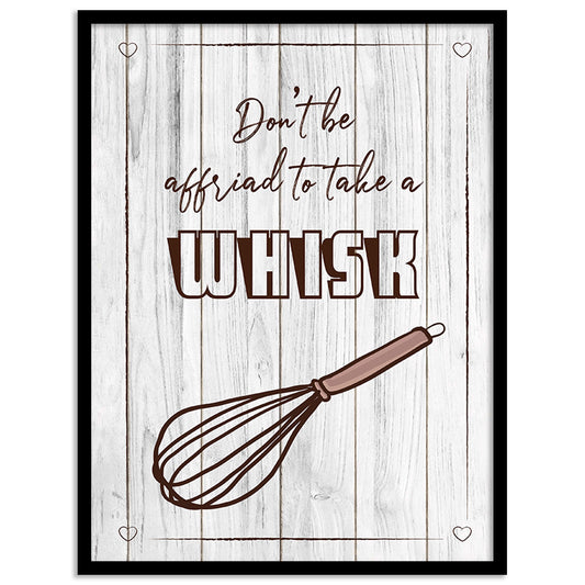 Stylish Framed Wall Posters - Perfect Accent for Restaurants & Home Kitchens