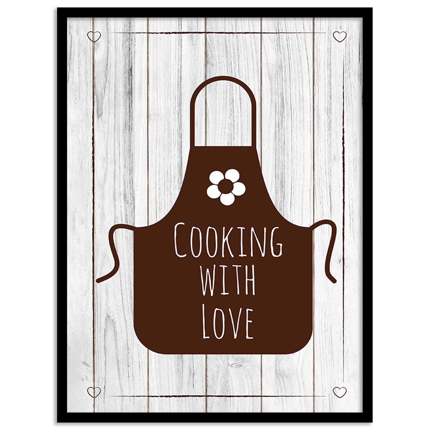 Stylish Framed Wall Posters - Perfect Accent for Restaurants & Home Kitchens