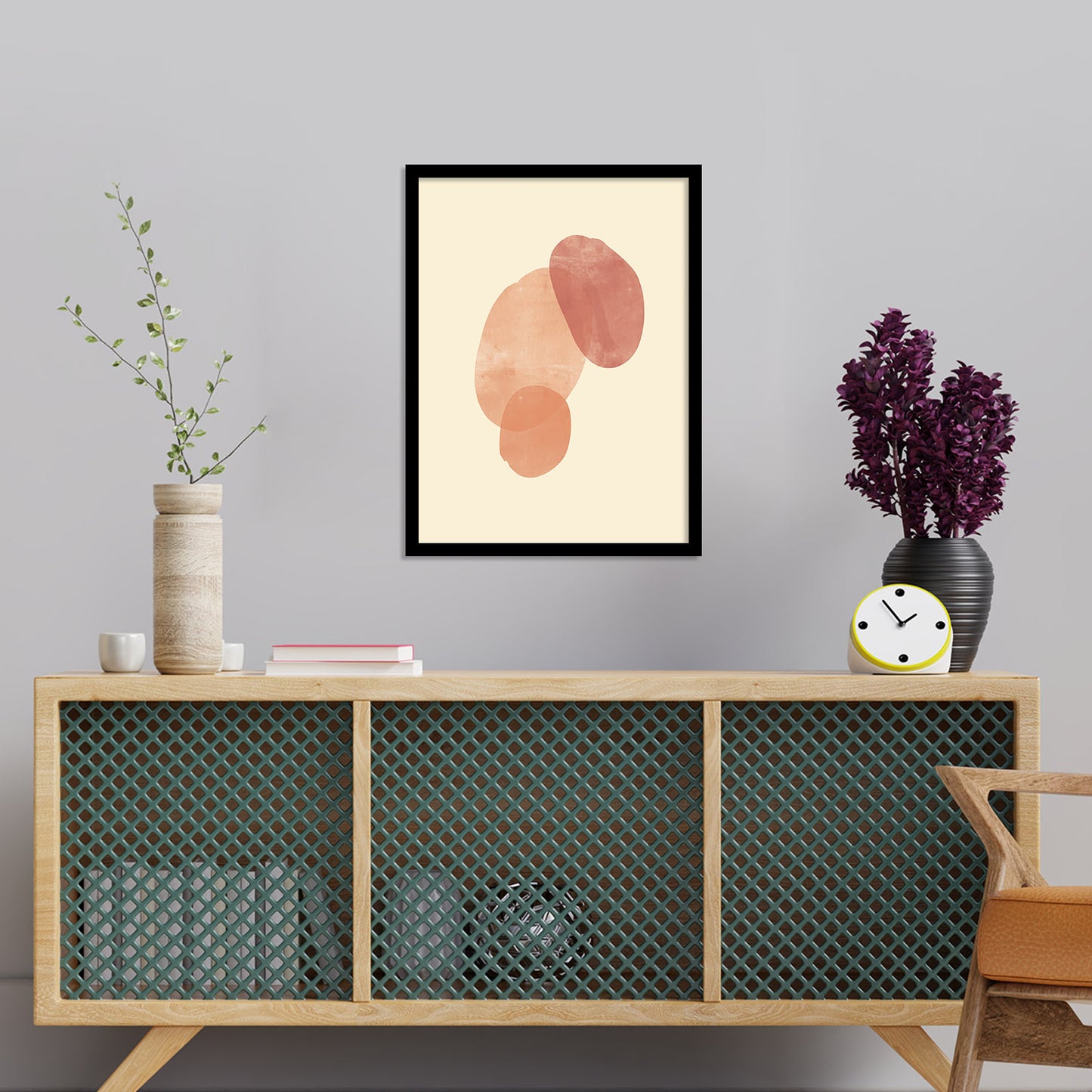 Sophisticated Minimal Art Frames for Living Room Decor