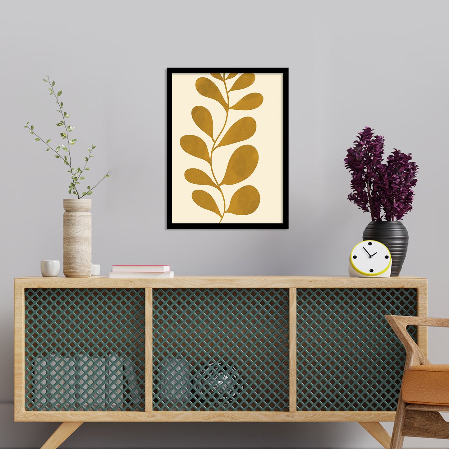 Sophisticated Minimal Art Frames for Living Room Decor