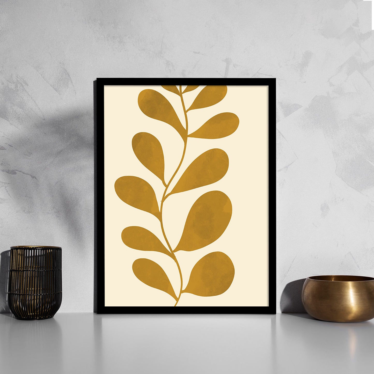 Sophisticated Minimal Art Frames for Living Room Decor