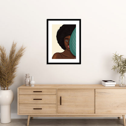 Contemporary Minimal Wall Art with Frame