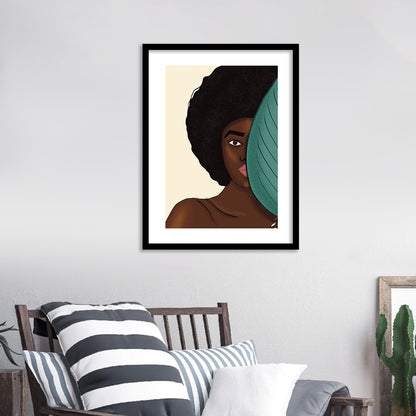 Contemporary Minimal Wall Art with Frame