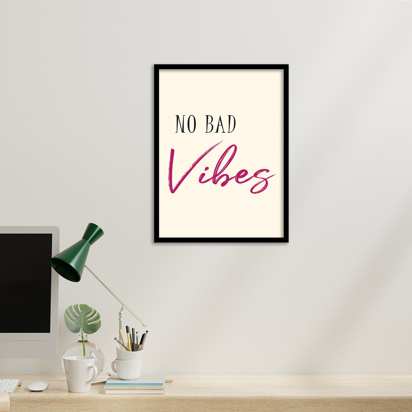 Contemporary Minimal Wall Art with Frame