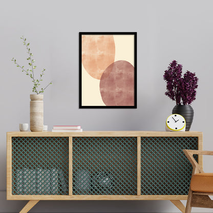 Contemporary Minimal Wall Art with Frame