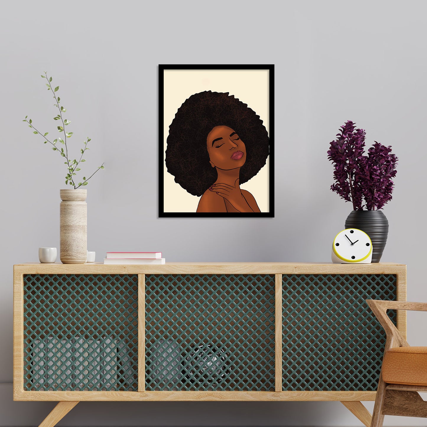 Minimalist Framed Art for Home and Office Wall Decor