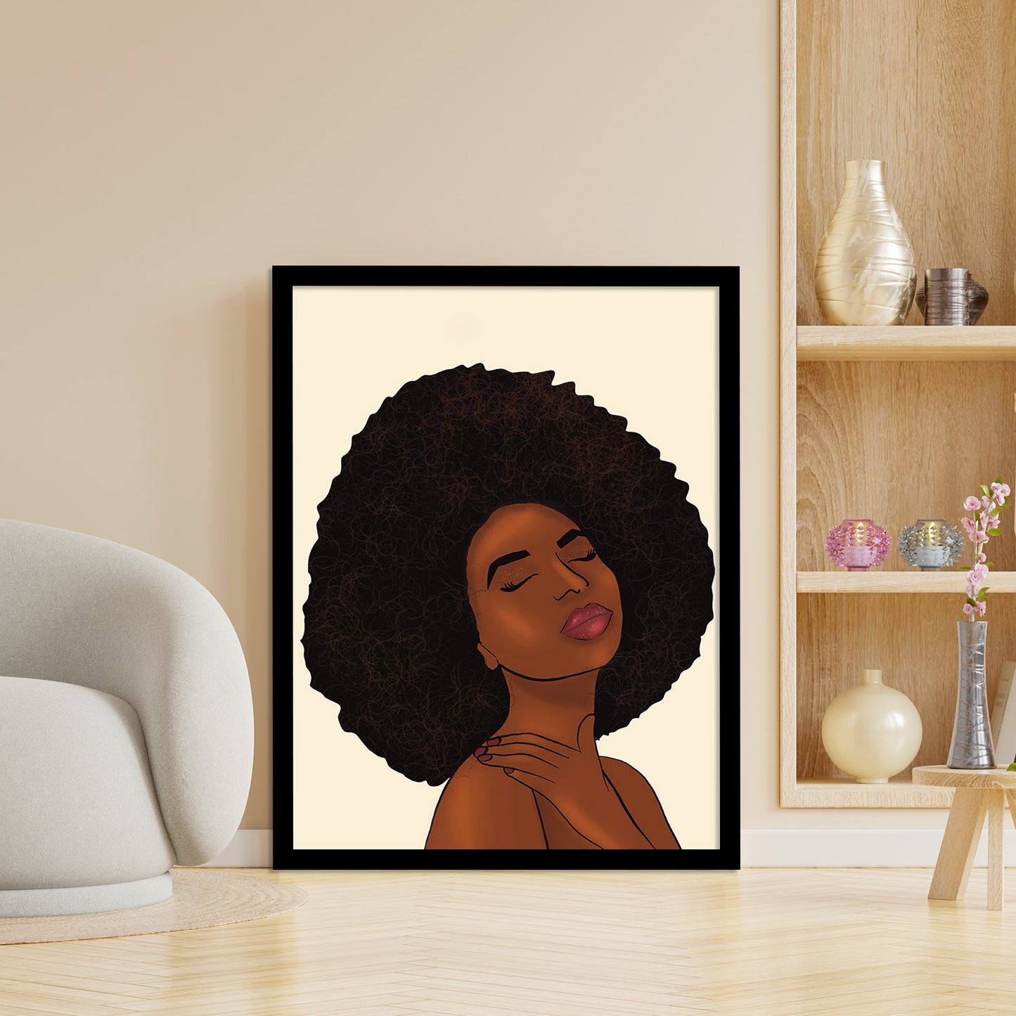 Minimalist Framed Art for Home and Office Wall Decor