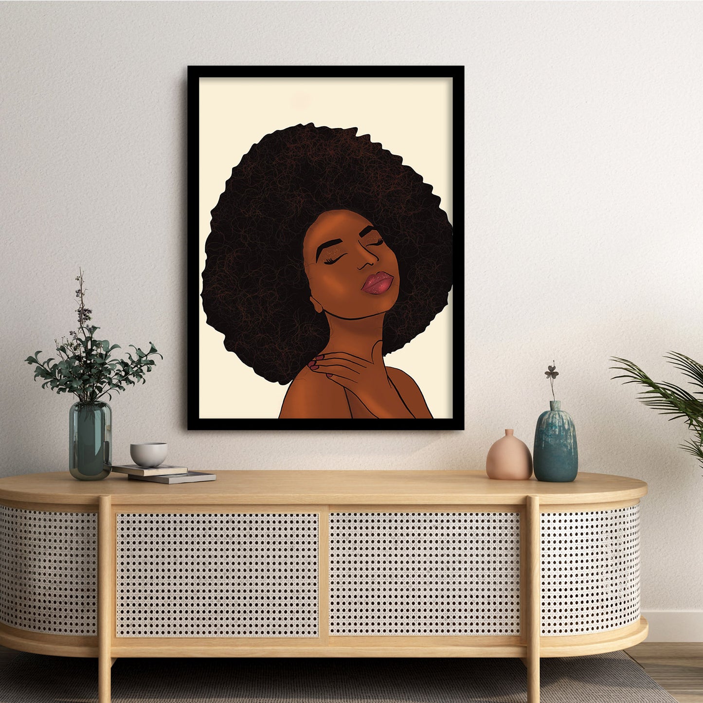 Minimalist Framed Art for Home and Office Wall Decor