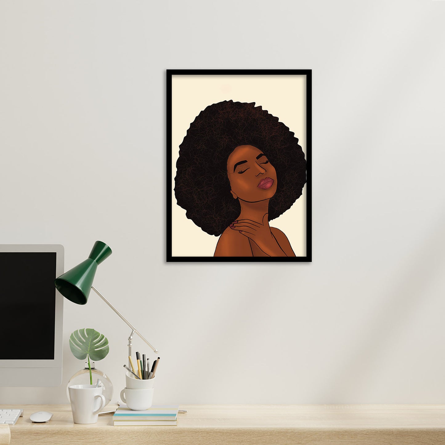 Minimalist Framed Art for Home and Office Wall Decor