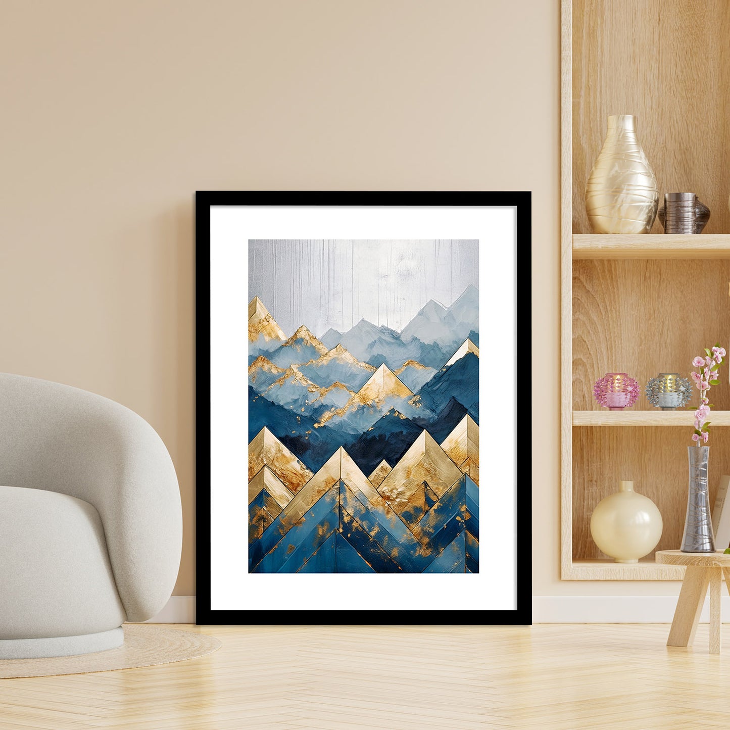 Geometric Wall paintings For Wall Decor Hanging Frames