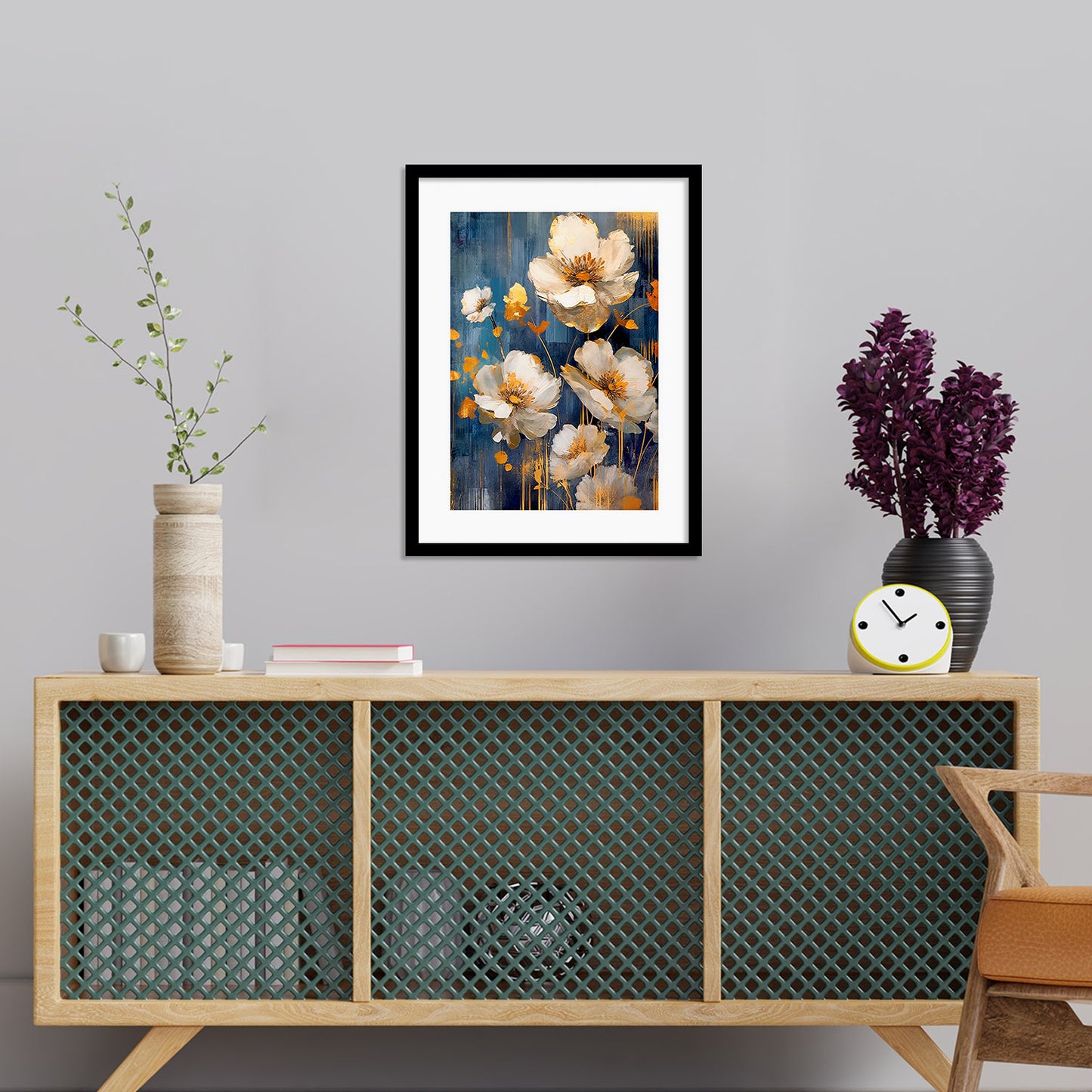 Artistic Framed Floral Posters to Revitalize Your Space