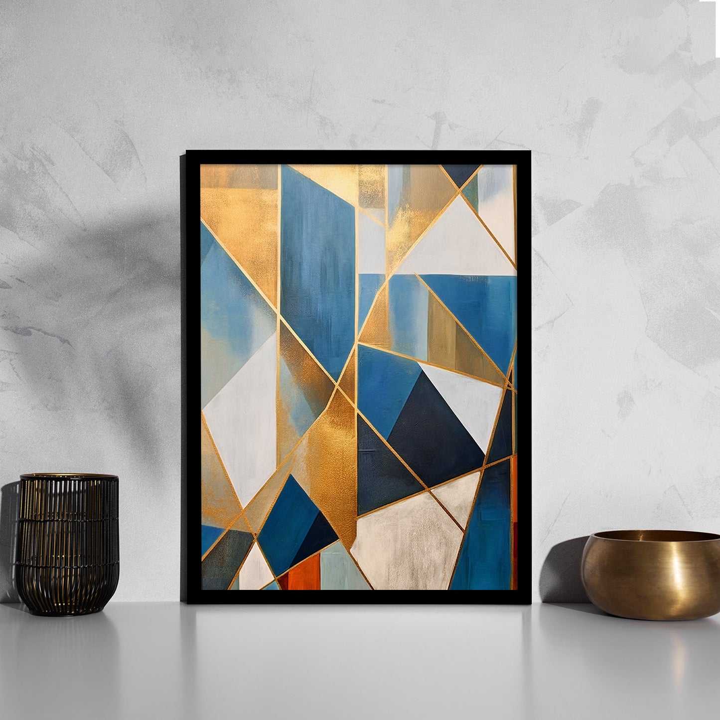 Geometric Wall paintings For Wall Decor Hanging Frames