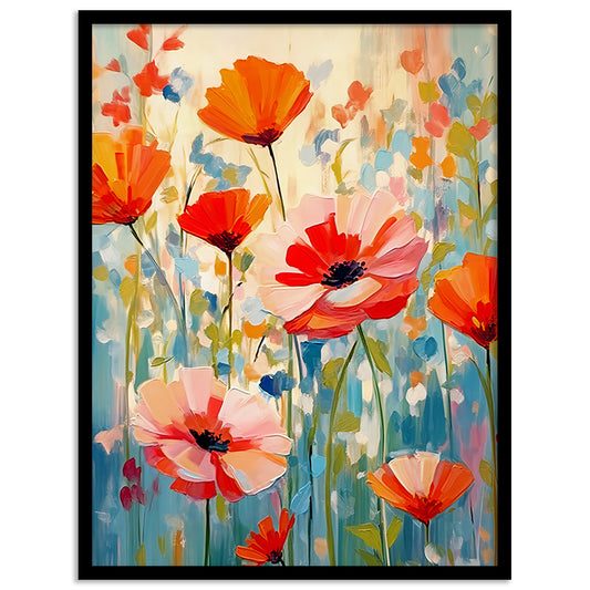 Artistic Framed Floral Posters to Revitalize Your Space