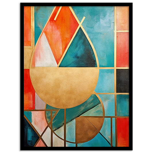 Geometric Wall paintings For Wall Decor Hanging Frames