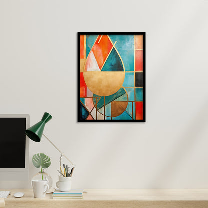 Geometric Wall paintings For Wall Decor Hanging Frames