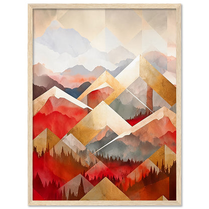 Geometric Wall paintings For Wall Decor Hanging Frames