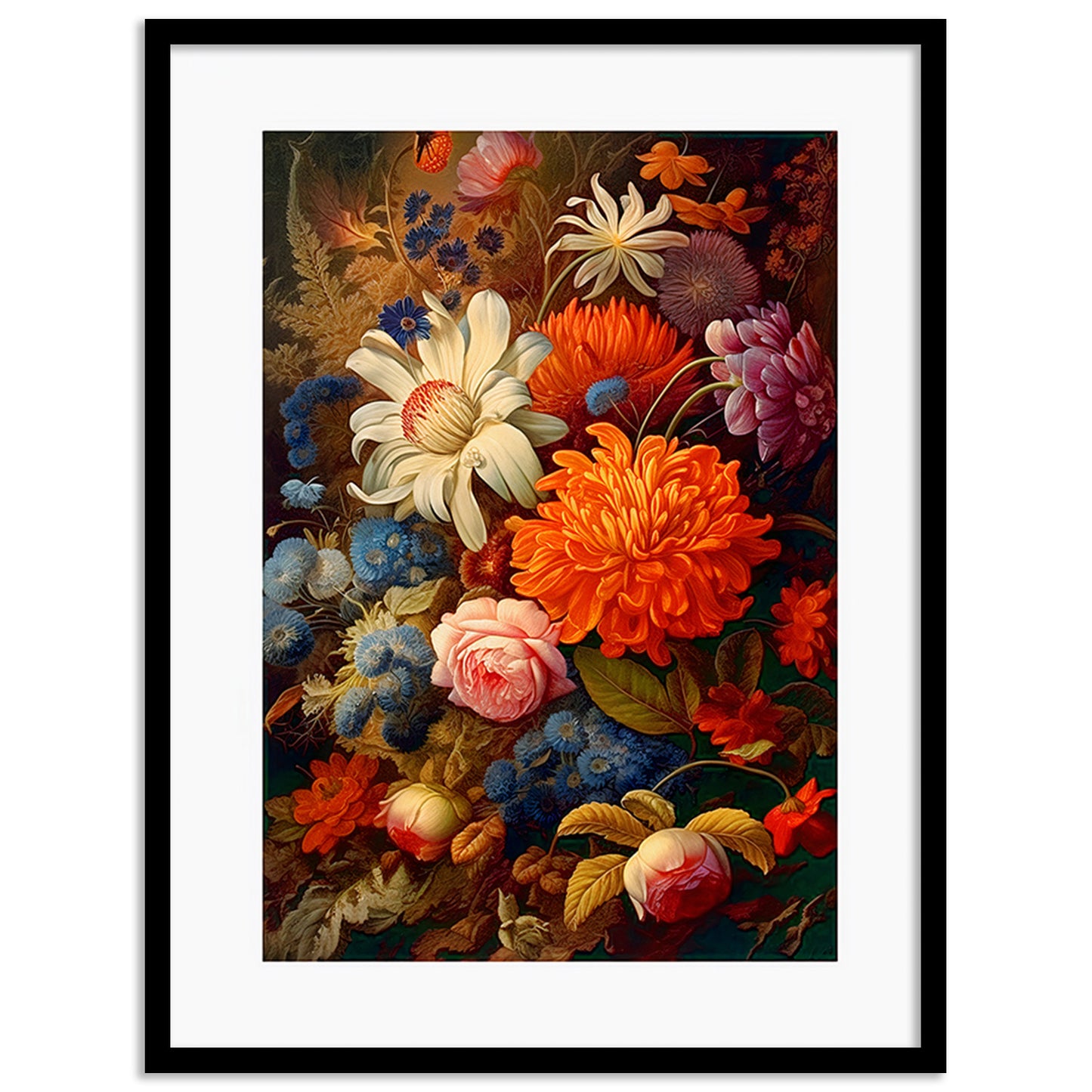 Artistic Framed Floral Posters to Revitalize Your Space