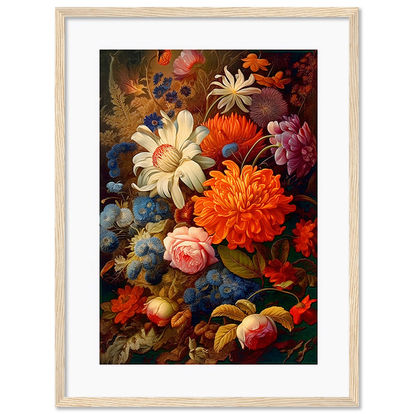 Artistic Framed Floral Posters to Revitalize Your Space