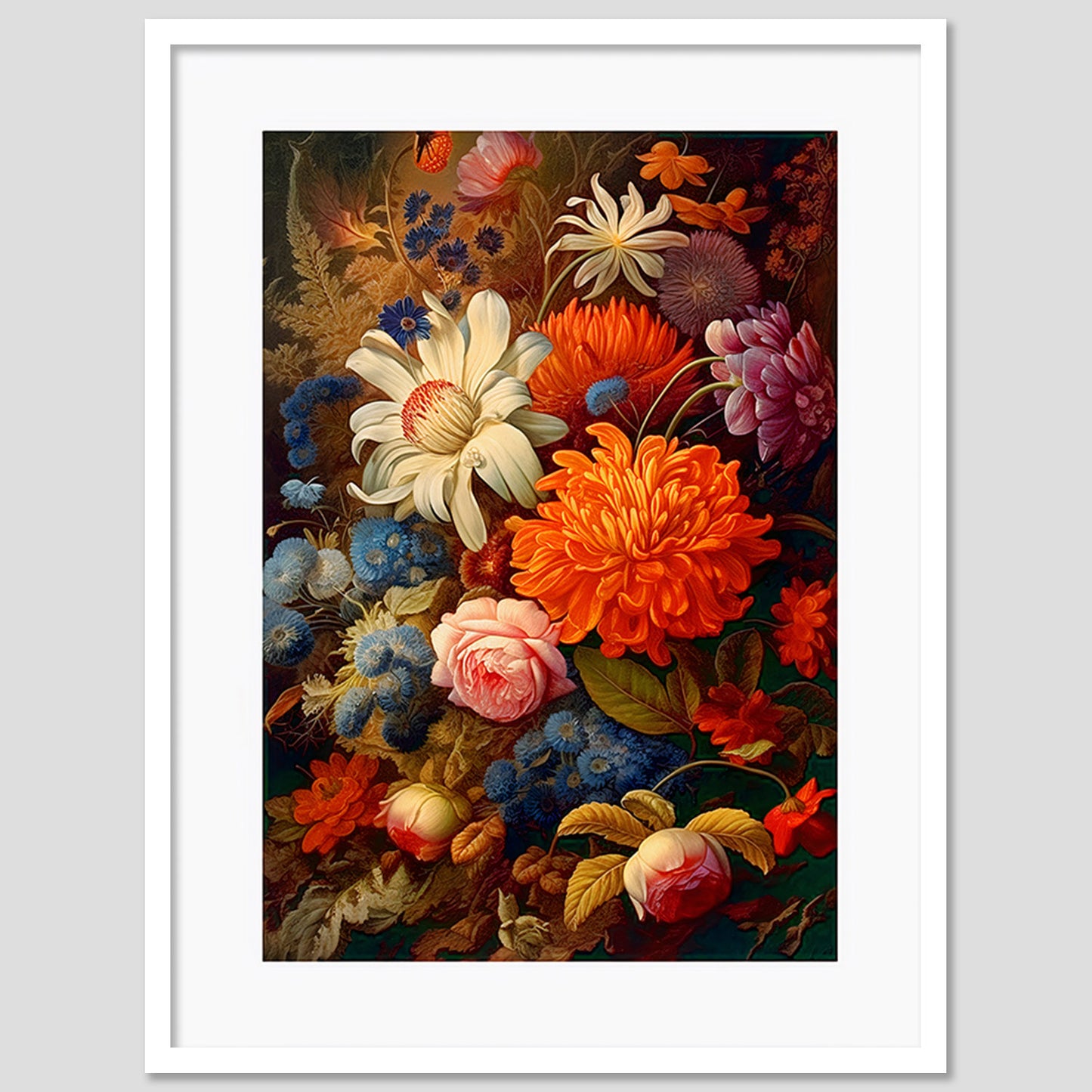 Artistic Framed Floral Posters to Revitalize Your Space