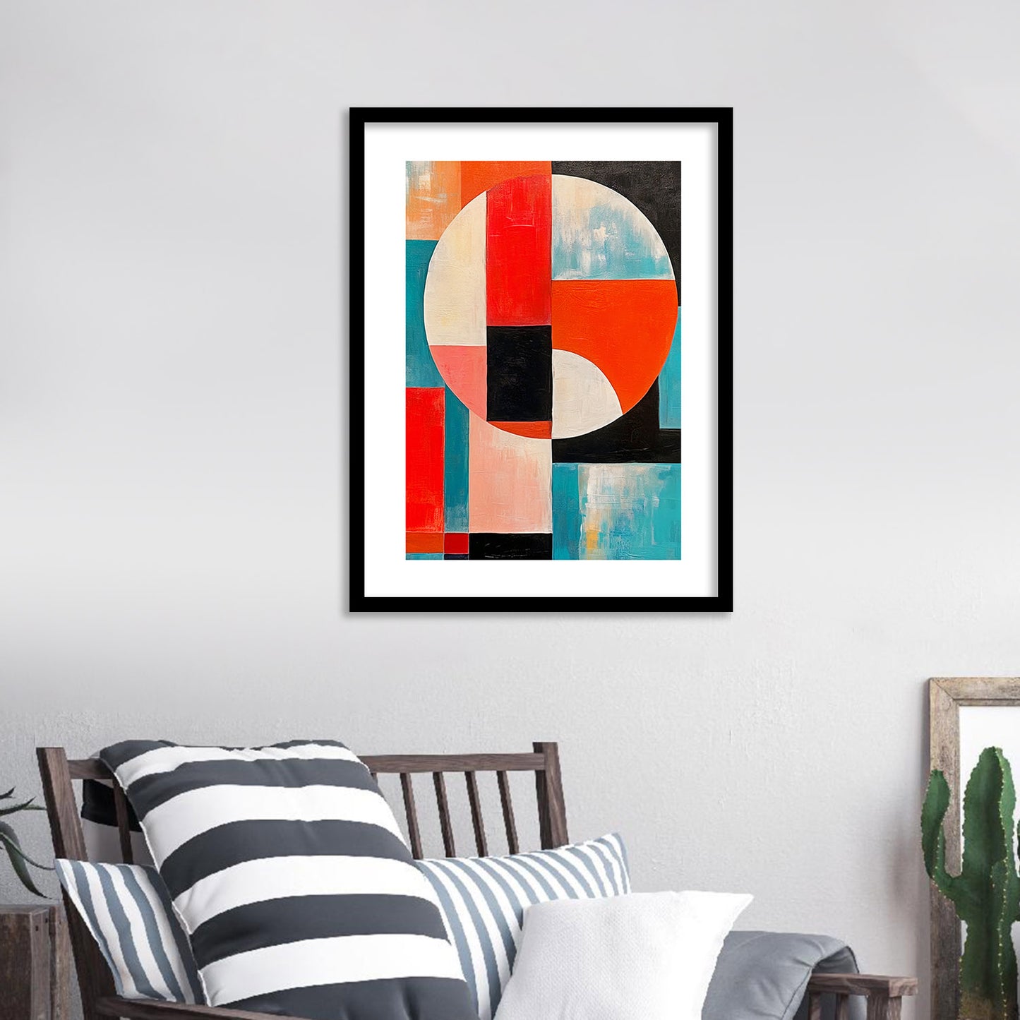 Geometric Wall paintings For Wall Decor Hanging Frames