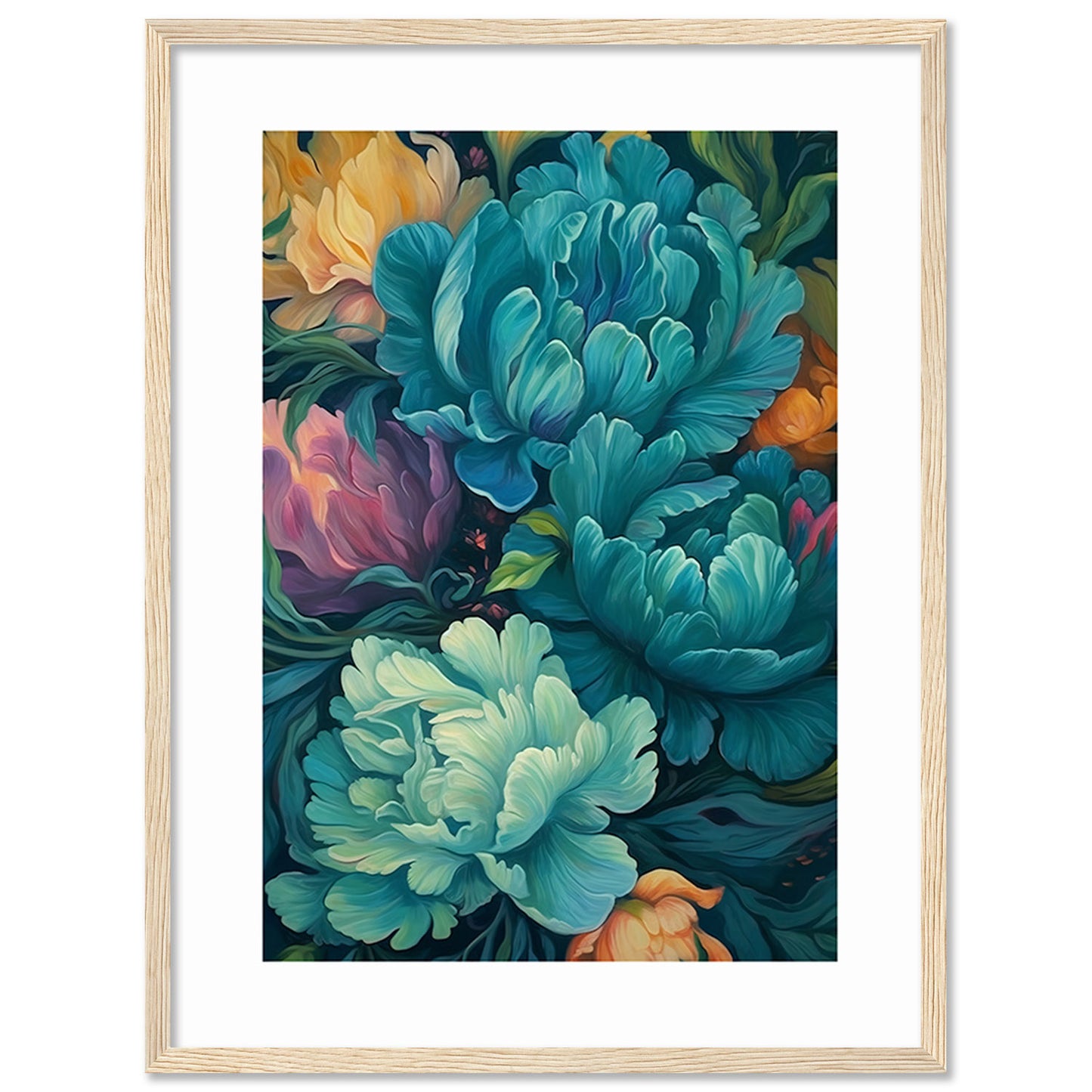 Artistic Framed Floral Posters to Revitalize Your Space