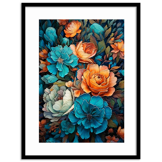 Artistic Framed Floral Posters to Revitalize Your Space