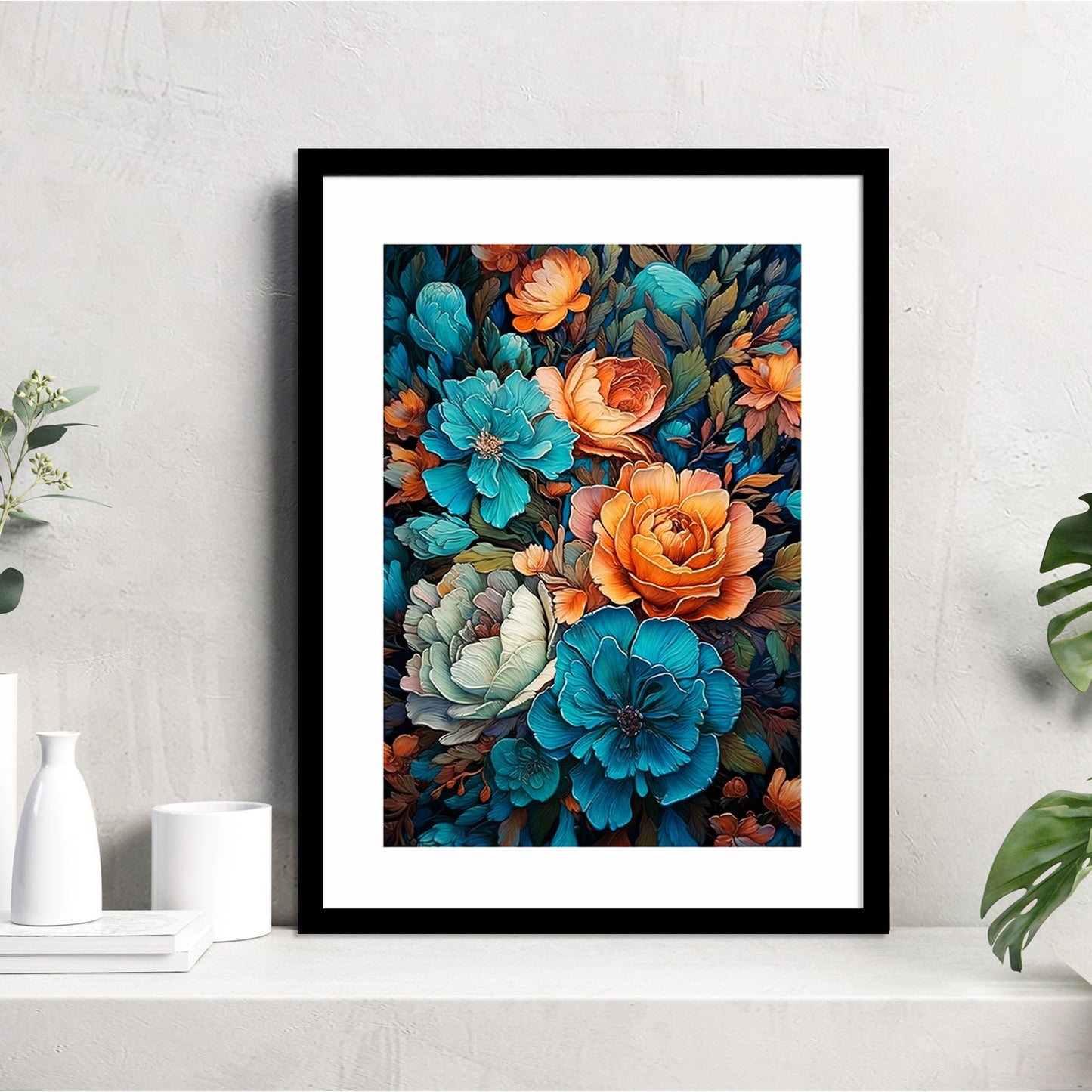 Artistic Framed Floral Posters to Revitalize Your Space